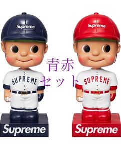 【新品 青赤セット 23SS Bobblehead】 supreme ボブルヘッド 首振り人形 野球 yankees dodgers angels mlb wbc 大谷翔平 ユニフォーム