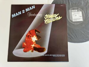 MAN 2 MAN Feat. Jessica Williams / These Boots Are Made For Walking 12inch MEXICO盤 MX0171-1 87年Hi-NRGNancy Sinatra名曲カヴァー