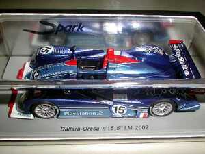 S.M 1/43 Dallara ダラーラ Oreca オレカ Play Starion2 NO15 ルマン 2002