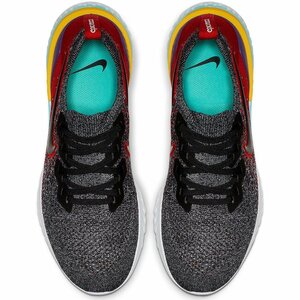 ■ナイキ エピック リアクト フライニット 2 ブラック/レッド/パープル/イエロー 新品 29.5cm US11.5 NIKE EPIC REACT FLYKNIT 2