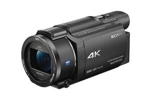 SONY ビデオカメラ FDR-AX55 4K 64GB 光学20倍 ブラック Handycam FDR-AX55(中古品)