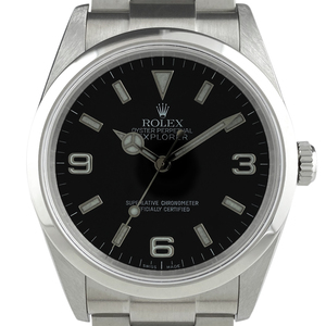 ロレックス ROLEX エクスプローラー1 114270 腕時計 SS 自動巻き ブラック メンズ 【中古】