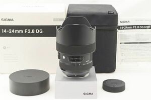 ☆極上美品☆ SIGMA シグマ 14-24mm F2.8 DG HSM Art 元箱 付属品 Nikon用 ♯23112004