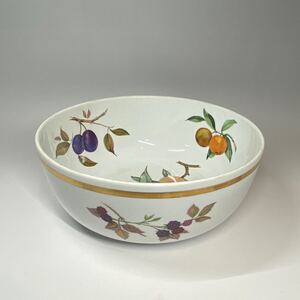 ★ROYAL WORCESTER ロイヤルウースター イブジャム ボウル 25cm×10㎝★英国最古名窯★サラダボウル