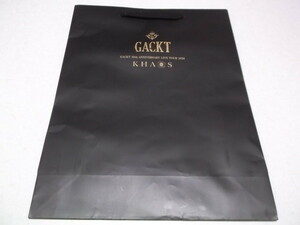 ☆　ガクト Gackt　【　KHAOS 紙製 バッグ　　】