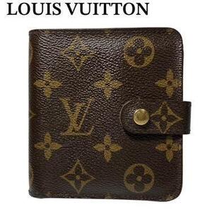 1円～ LOUISVUITTON コンパクトジップ M61667 二つ折り 財布