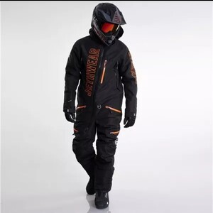 1点のみレア物 JETHWEAR スノーモービル用ワンピース モノスーツ 中綿有り (検FXR 509