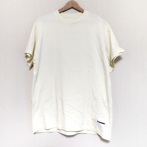 ジルサンダー JILSANDER 半袖Tシャツ サイズM JPYT706530 - ライトイエロー レディース クルーネック トップス