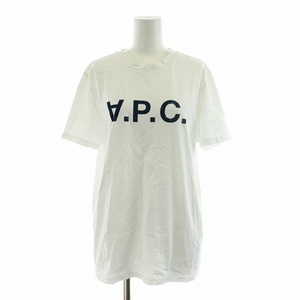 アーペーセー A.P.C. VPC ホワイトTシャツ カットソー 半袖 ロゴ XS 白 24222196771 /NQ レディース