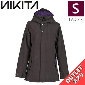 【OUTLET】 NIKITA BANYON JKT BLACK Sサイズ レディース スノーボード スキー ジャケット JACKET アウトレット