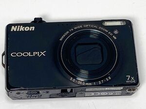 ◆Nikon ニコン Coolpix S6000 ブラック コンパクトデジタルカメラ◆-044