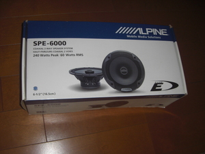 アルパイン ALPINE SPE-6000 16.5ｃｍ　2WAY　スピーカー　240W カースピーカー 