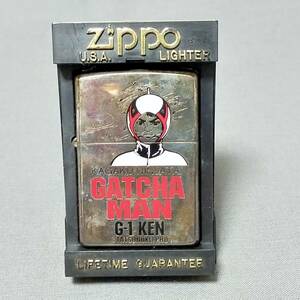 △　11/18　280846　Zippo　ジッポ　ライター　GATCHAMAN　G-1　KEN　科学忍者隊ガッチャマン　ヴィンテージ　現状品