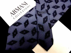 ♪今週の特売980円～♪2054♪良品【ARMANI】アルマーニ【菱形 柄】ネクタイ♪