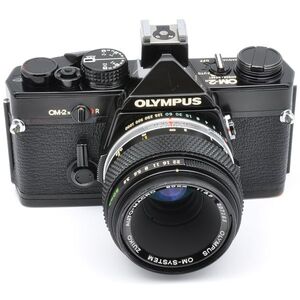 OLYMPUS OM-2N オリンパス ＯＭ－２Ｎ OM-SYSTEM ZUIKO AUTO-MACRO 50mm F3.5 電池 ブラック Black ＯＭ－システム ズイコー オート－Ｓ OM