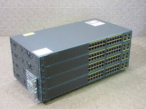 【4台セット】Cisco / シスコ / Catalyst 2960 Series WS-C2960-24TC-S / No.Q705