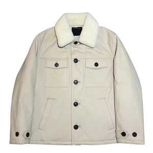 PRADA 2023AW ×RAF SIMONS Cashmere blouson jacket Albino white プラダ ラフシモンズ 最高級カシミア パデット ジャケット 新品未使用品