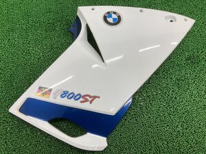 F800ST サイドカウル 右 青M/白 4663 7682698 BMW 純正 中古 バイク 部品 ブルー ホワイト アンダーカウル 割れ欠け無し 車検 Genuine