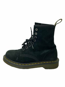 Dr.Martens◆レースアップブーツ/UK4/BLK/スウェード/21466