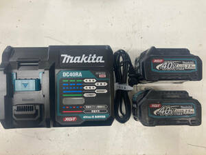 【中古品】makita(マキタ) パワーソースキット(40v2.5Ahバッテリx2/DC40RA充電器)マックパック=ケース無し　ITYJR43LV6FC