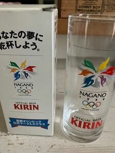 キリン　長野オリンピック　記念グラス　キリンビール ノベルティ　タンブラー