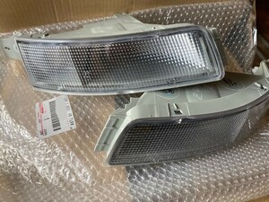 ●未使用 トヨタ SW20 MR２ 純正 フロントウインカー ターンシグナルランプ レンズ 左右セット★ TOYOTA turn signal lamp RH LH