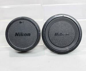 111602 【美品 ニコン】 Nikon BF-1 ボディキャップ ＆ LF-1 レンズリアキャップ