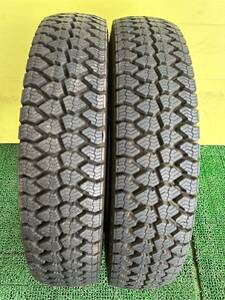 バリ山6.00R15 8PR LT 2019年スダットレス　DUNLOP SP 055 2本空タイヤ