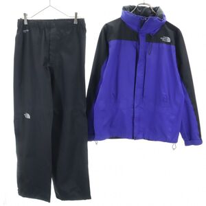 ノースフェイス NP11020 アウトドア ナイロンジャケット 上下 セットアップ M ブルー系 THE NORTH FACE GORETEX メンズ