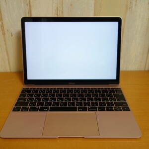 1円スタート　ジャンク品　Apple MacBook(Retina,12インチ) ピンクゴールド　スペック不明