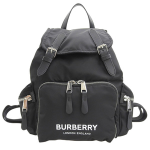 バーバリー BURBERRY バックパック リュックサック ナイロン/レザー ブラック 中古 新入荷 OB2012