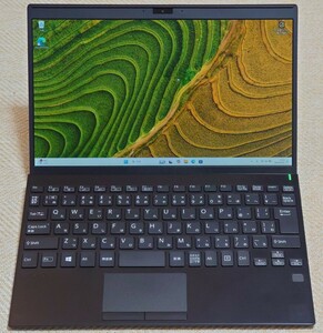 美品 VAIO Pro PG VJPJ111 ブラック Core/i7/8565U/16GB/SSD/256GB/FHD/IPS/12.5インチ/Win11 Pro