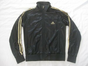 ディルアングレイDIR EN GREY京 着adidasアディダス コーティングトラックトップジャージ黒金XS