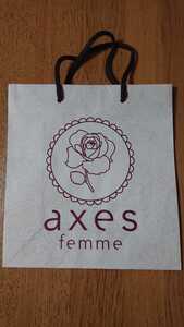 ★axes　femme　アクシーズファム　ショップ紙袋 ★