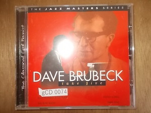 gCD0074　CD　【A-A-A-有】　DAVE BRUBECK/TAKE FIVE