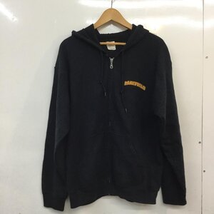 GILDAN M ギルダン パーカー 長袖 ジップアップ 裏起毛 ロゴ Hooded Sweatshirt Hoodie 黒 / ブラック / 10058610