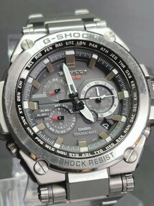 超美品 CASIO カシオ G-SHOCK ジーショック MT-G 腕時計 電波ソーラー腕時計 マルチバンド6 レイヤーコンポジットバンド MTG-S1000D-1AJF