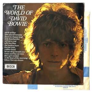 UK イギリス盤 LP■David Bowie■The World Of David Bowie■Decca コーティング・ジャケ カンパニー・スリーヴ付【試聴できます】