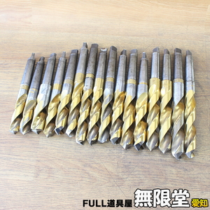 16本セット☆ナチ/コベルコ他 φ24.0～29.5mm テーパーシャンクドリル MT3 HSS