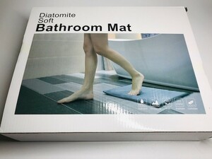 珪藻土パウダーマット ソフトタイプのバスマット グレー / Diatomite Soft Bathroom Mat