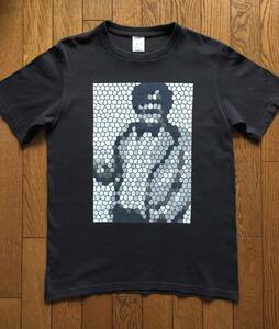 UR【貴重 初期】 2001SS TIME季 期 NUMBER(N)INE ナンバーナイン Andy Kaufman モザイク 穴あき ダメージ加工 Tシャツ　ビンテージ