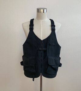 【美品】 snow peak スノーピーク TAKIBI VEST 焚き火ベスト ブラック 黒 アウトドア キャンプ