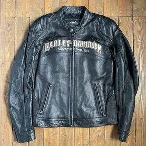 2391 HARLEY-DAVIDSON ハーレーダビッドソン レザージャケット ライダースジャケット 革ジャン Mサイズ