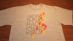 【HAWAII】JAL ホノルルマラソン KOKUA RACE STAFF 大会運営スタッフTシャツサイズM2006年Honolulu marathonハワイ日本航空フラ