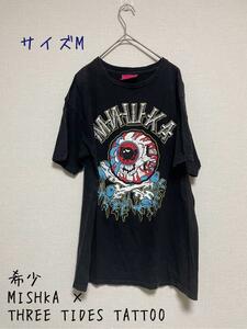 希少　MISHKA × THREE TIDES TATTOO　コラボTシャツ　M