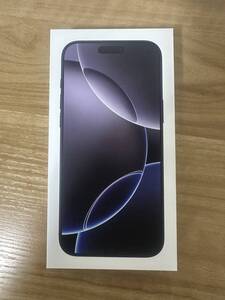 新品未使用未開封 iPhone 16 Pro Max Black Titanium 512GB SIMフリー ブラックチタニウム Apple Store購入