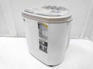 ♪2023年製 シービージャパン 2槽式小型洗濯機 WASHMAN ウォッシュマン TOM-05 W 3.6kg E052116G @160♪