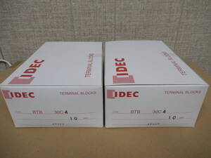 IDEC 和泉電気 BTB30C4 4極 4P 固定端子台 20個 管理6MS0912G90