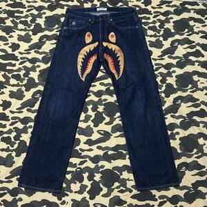 shark jeans BAPE エイプ A BATHING APE ジーンズ デニム シャーク