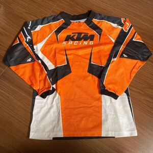 【未使用】KTM RACING phase キッズ 子供服 L オフロード オレンジ Tシャツ 長袖